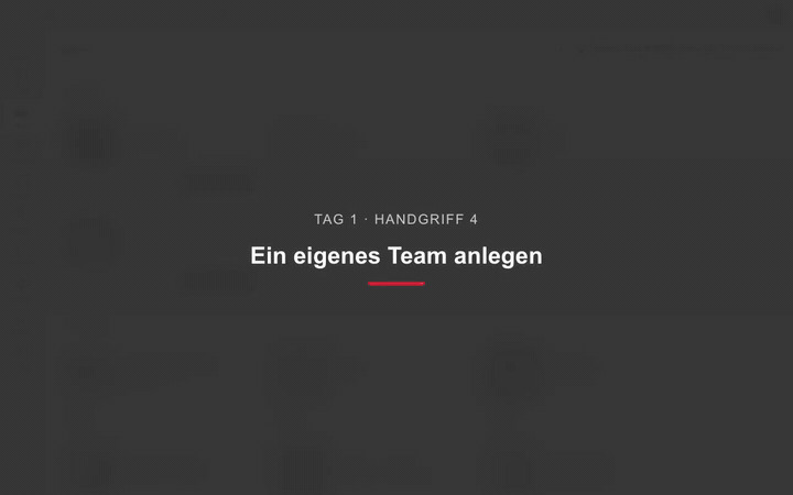 Ein privates Team mit der Vorlage „Sonstiges“ und dem Namen „Lerngruppe Statistik I“ wird angelegt.
